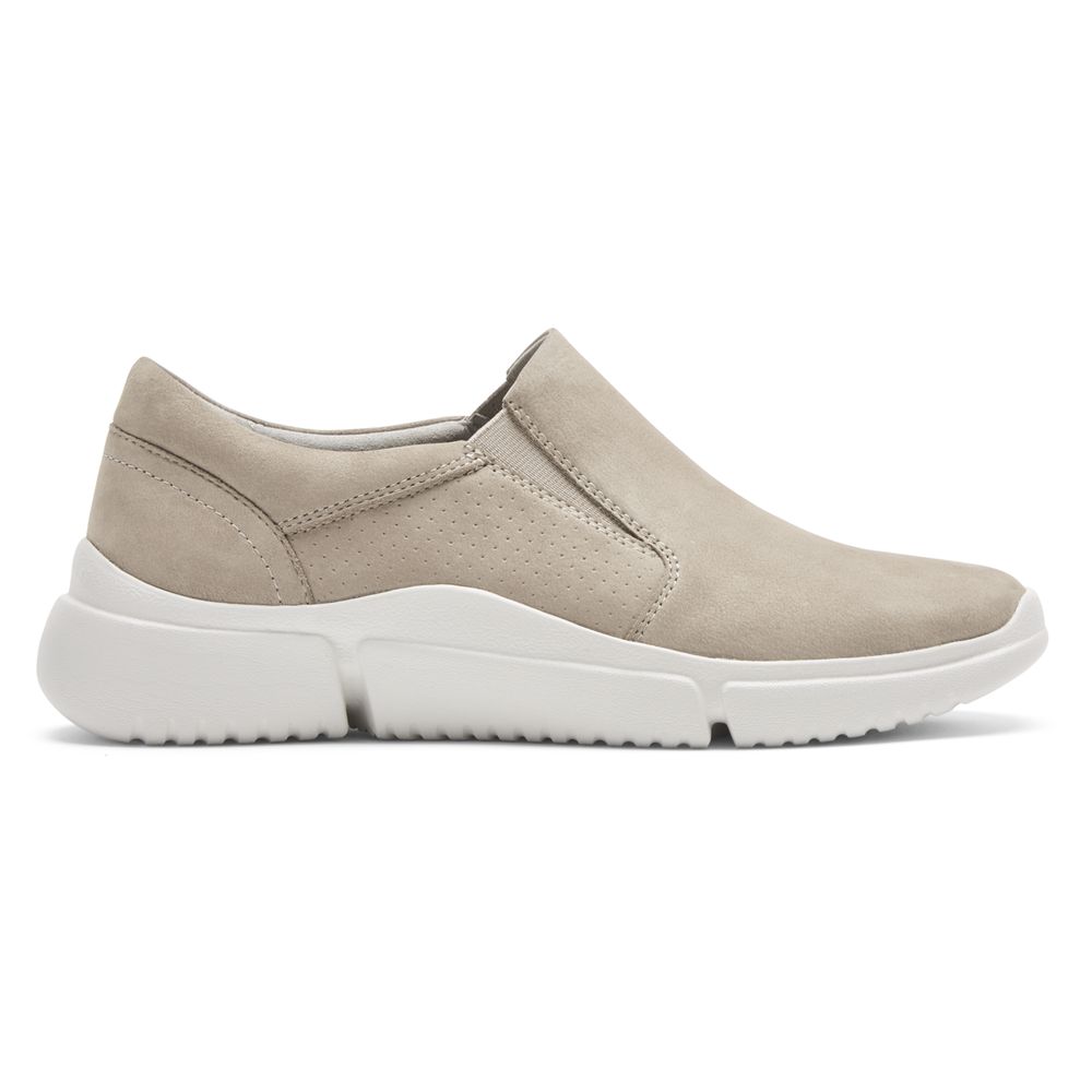 Sapatilhas Mulher Rockport R-Evolution Lavável Slip-On Bege,Portugal YVJUP-0268